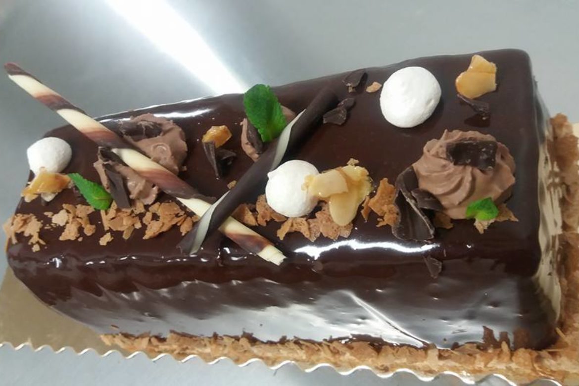 Bûche aux 3 chocolats